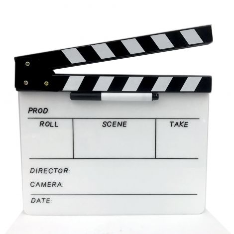  White Director's Clapboard