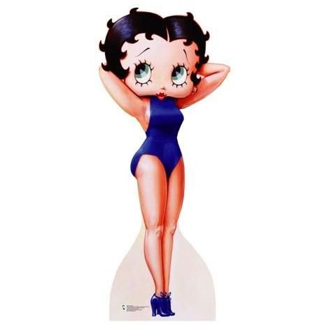  Betty Boop in Blue Swimsuit cutout #541