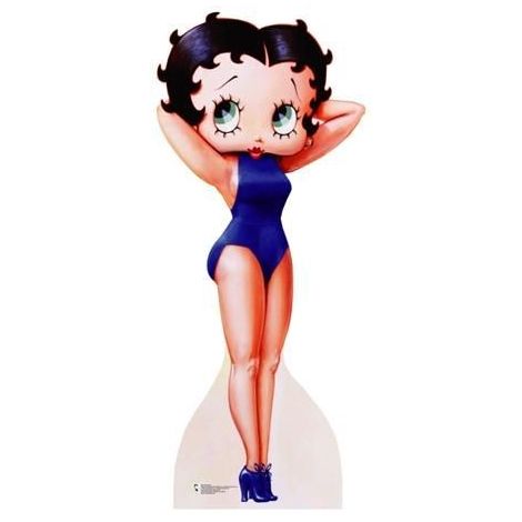 Betty Boop in Blue Swimsuit cutout #541