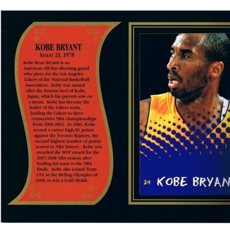  Kobe Bryant commemorative