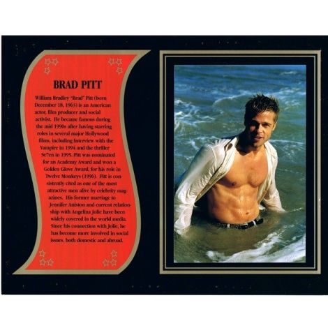  Brad Pitt commemorative