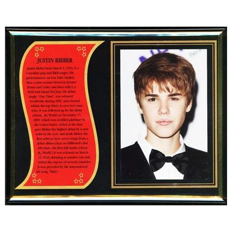  Justin Bieber Commemorative