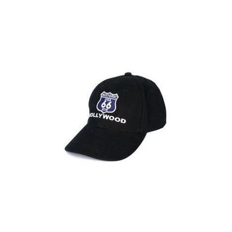  Black Route 66 Cap