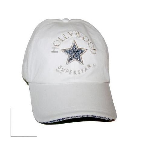  White Hollywood Superstar cap