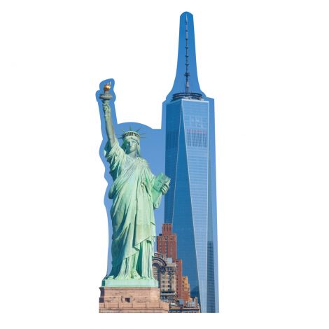  New York Skyline Life-size Cardboard Cutout #2887