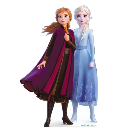 Anna & Elsa Cutout from Disney's Frozen II *2947