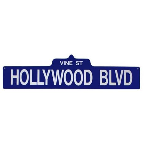  Hollywood Blvd. Street Sign