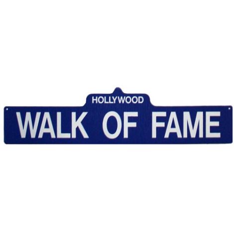  Walk of Fame Street Sign