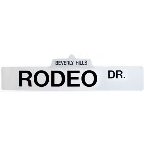  Rodeo Dr. Street Sign