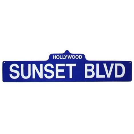  Sunset Blvd. Street Sign