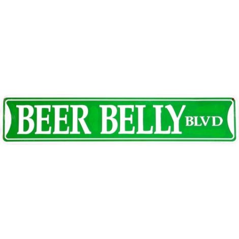  Beer Belly Tin Sign