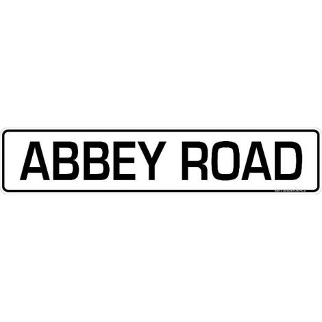  Abbey Road Tin Sign