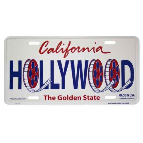  Hollywood Reels License Plate