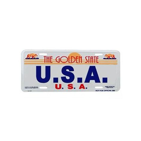  USA Licence Plate