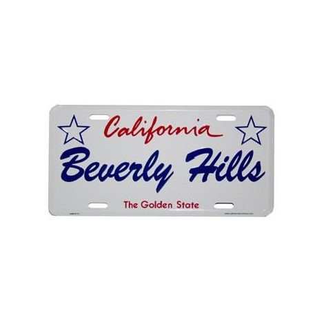  Beverly Hills License Plate