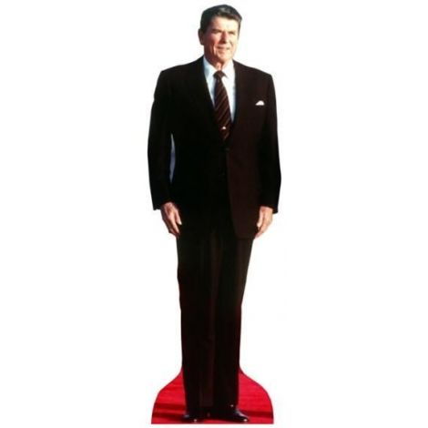 Ronald Reagan Cutout dark suit 572