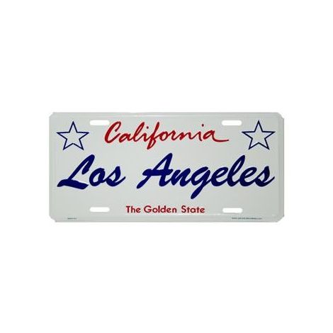  Los Angeles License Plate