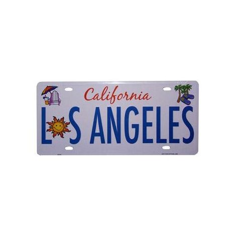  Los Angeles 'Beach Fun' License Plates