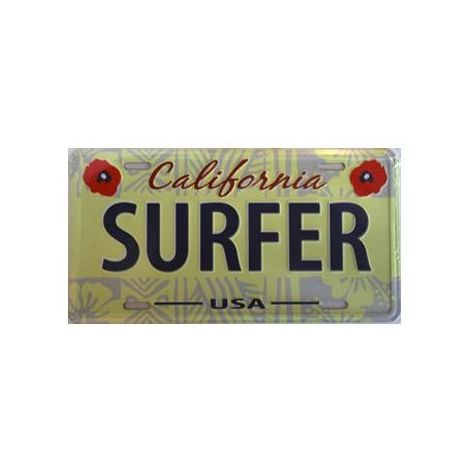  Surfer License plate