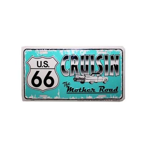  Route 66 License Plate