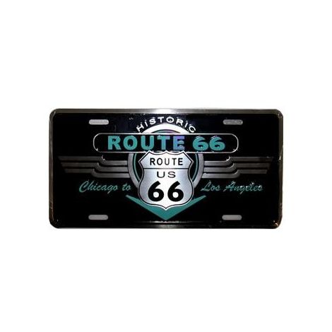  Route 66 License Plate