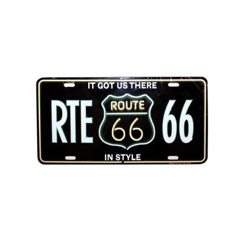  Route 66 License Plate