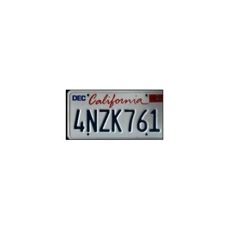  California License Plate (CA-101)