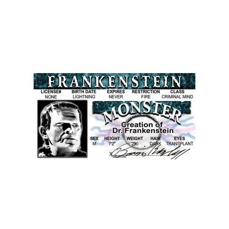  Frankenstein Driver License