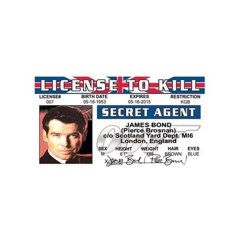  James Bond Pierce Brosnan License to Kill