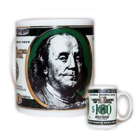  Hundred dollar bill cup