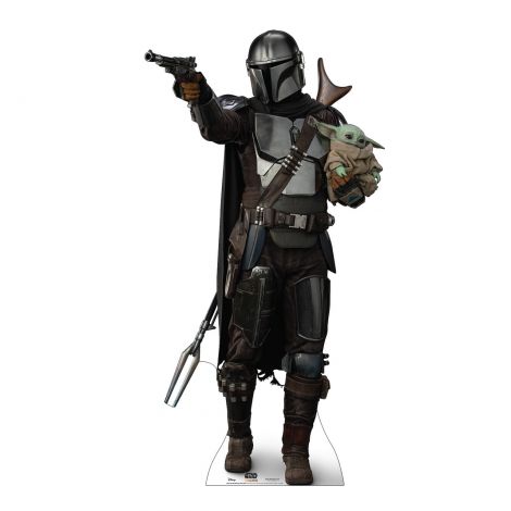  The Mandalorian with Child Life-size Cardboard Cutout #3437