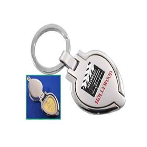  Clapboard Heart Photo Keyring