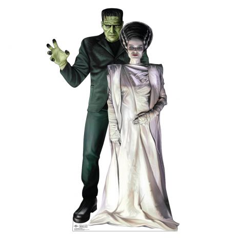 Frankenstein and His Bride Life-size Cardboard Cutout #3521