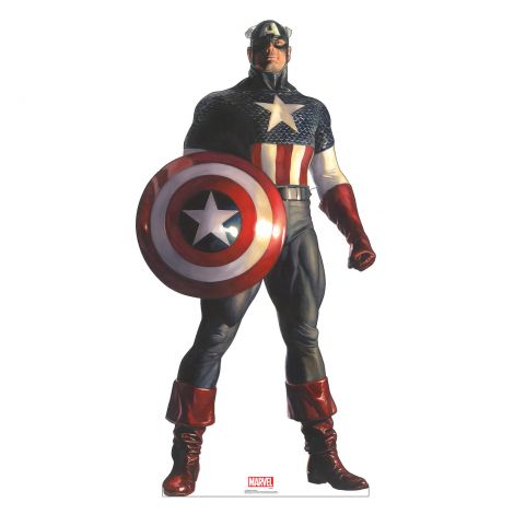  Captain America Timeless Life-size Cardboard Cutout #3560