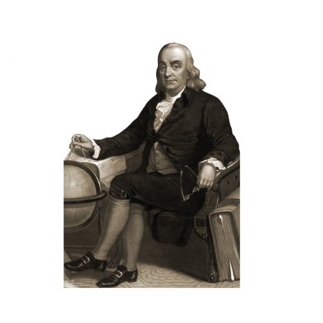 Benjamin Franklin Life-size Cardboard Cutout #3641