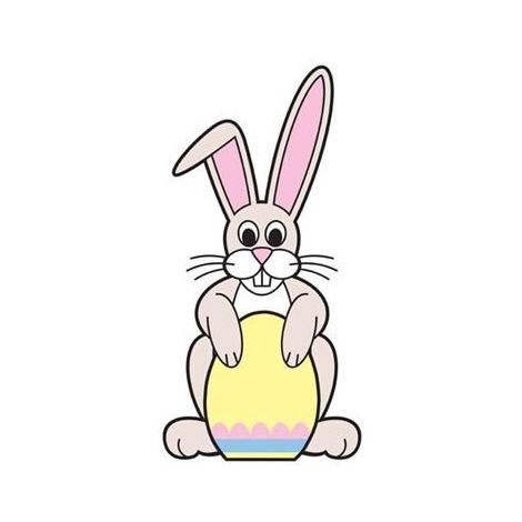  Easter Bunny Cutout 669