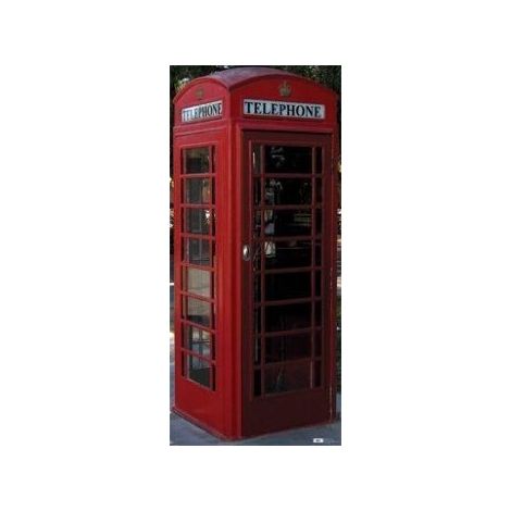  English Phone Booth Cutout 698