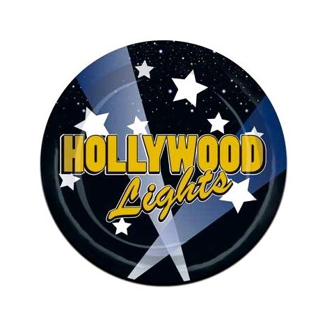  Hollywood nights plates 7 inches