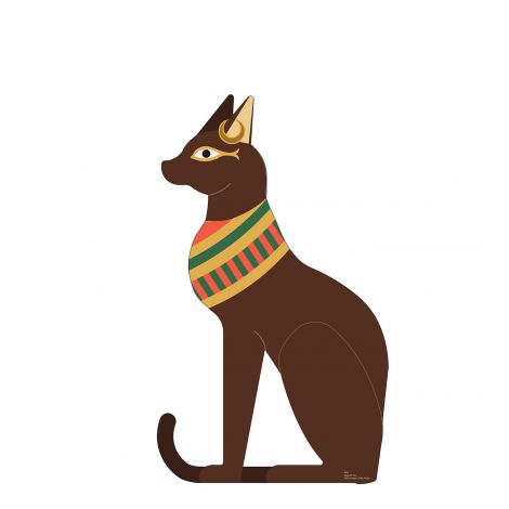  Egyptian Cat Life-size Cardboard Cutout #3991