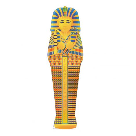  Pharaoh Sarcophagus Mummy Life-size Cardboard Cutout #3993