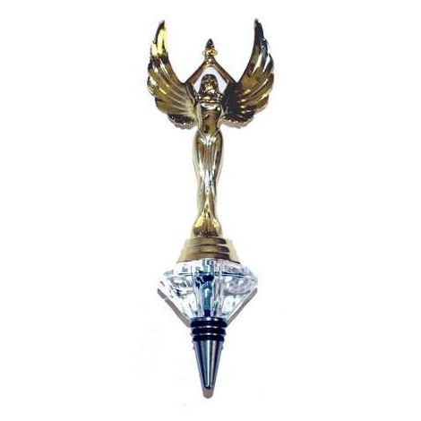  Small Lady Wings Trophy with Diamond style Bottle stopper