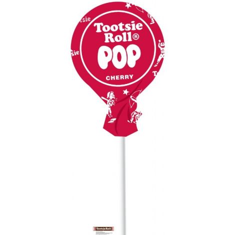 Tootsie Pop Cherry Lifesize cutout #1463