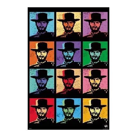  Clint Eastwood Pop Art poster