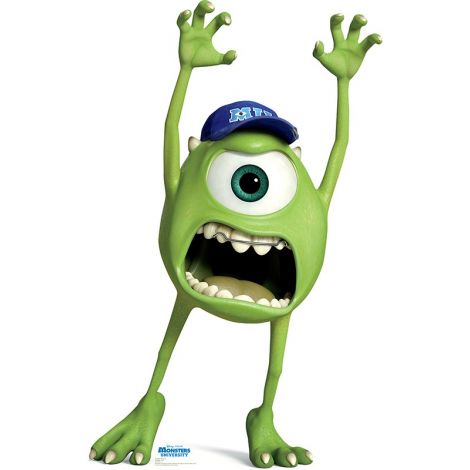 Mike Wazowski, Monsters University Cardboard Cutout #1499