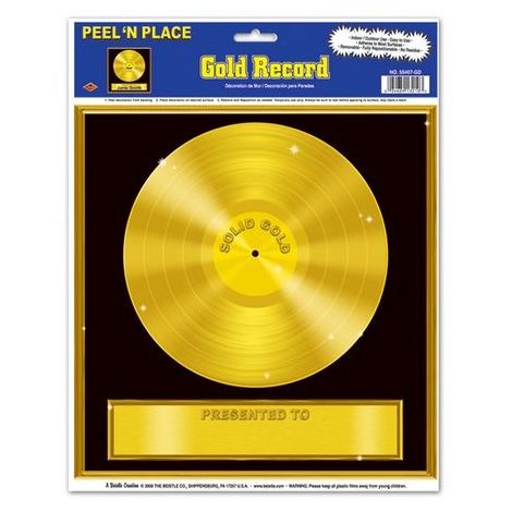  Gold Record Peel 'N Place