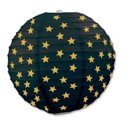  Gold Star Paper Lanterns