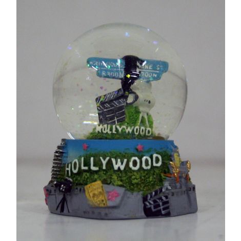  Hollywood & Vine Street Snow Globe