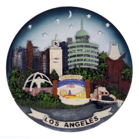  Los Angeles Decorative Plate