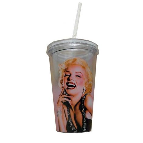  Marilyn Monroe Clear Travel Cup