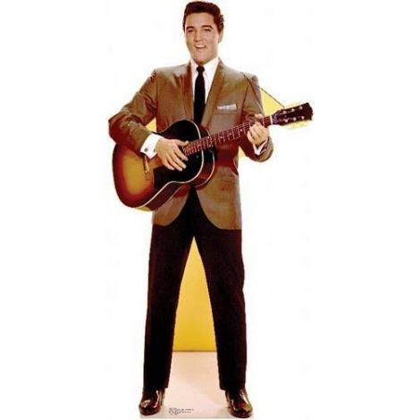  Elvis Sportscoat Guitar, Lifesize cardboard cutout #839